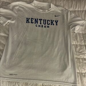 Nike White T-Shirt with Blue Kentucky Cheer